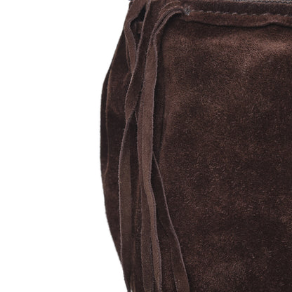 Prada Suede Camoscio Bow Bag Caffe 12 of 13