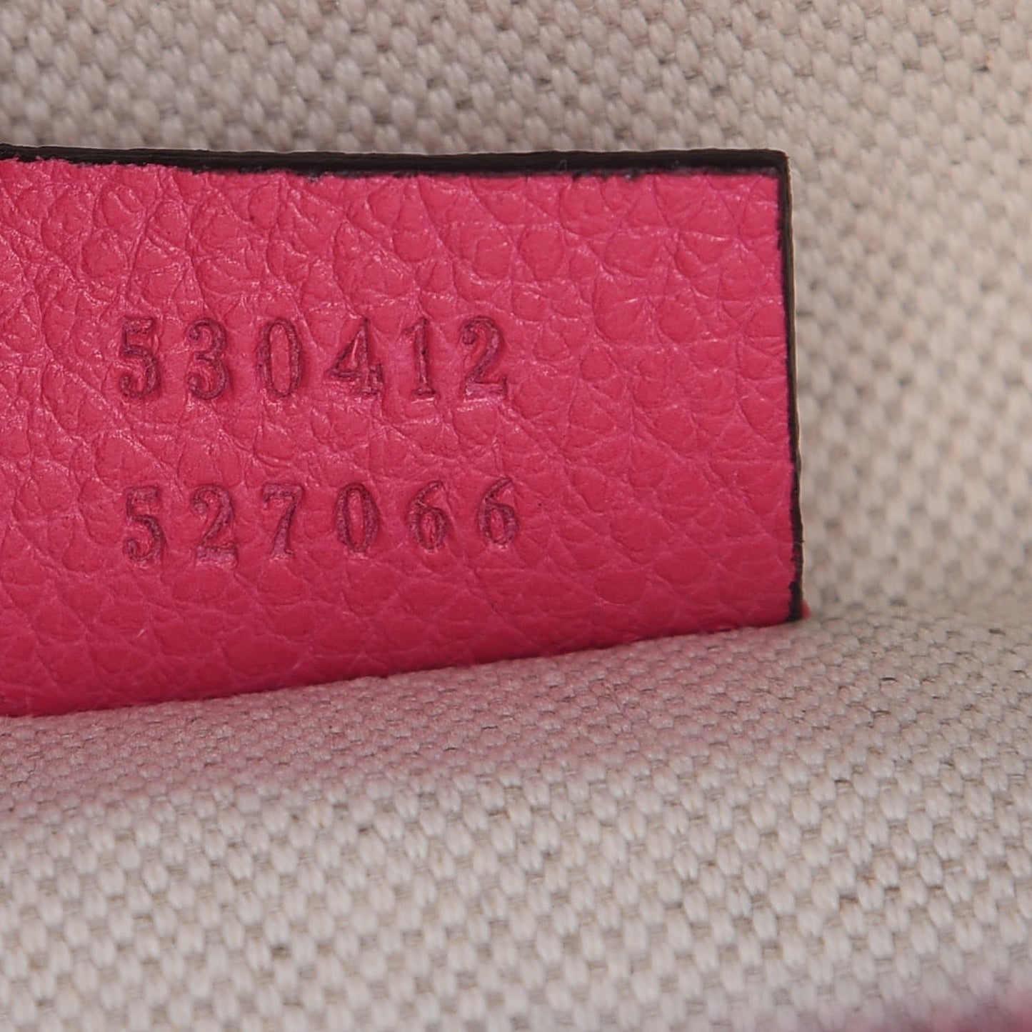 Grained Calfskin Logo Belt Bag Pink