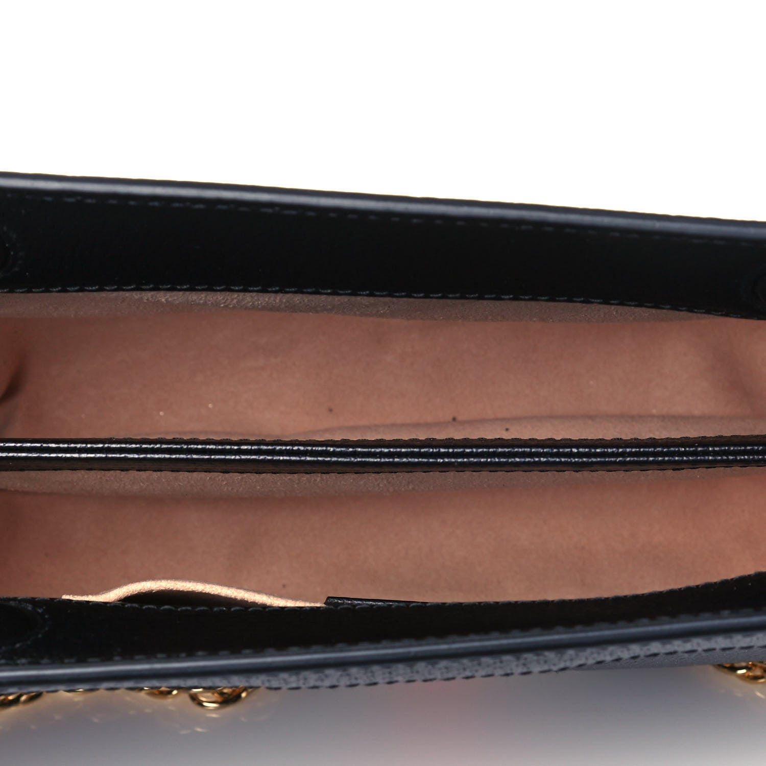Gucci Calfskin GG Web Small Ophidia Chain Shoulder Bag Black 5 of 12