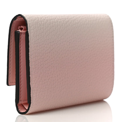 Louis Vuitton Taurillon Capucines Compact Wallet Rose 3 of 11