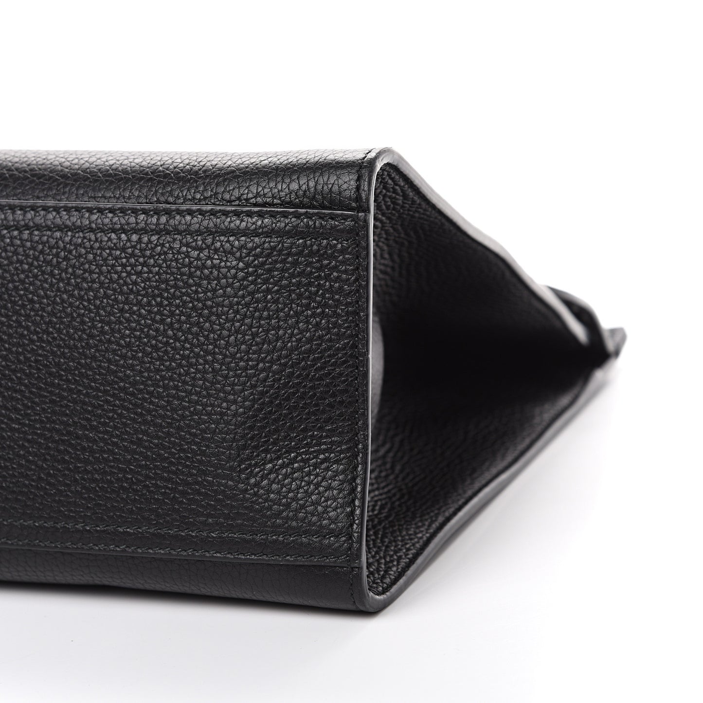 Calfskin Medium GG Marmont Top Handle Bag Black