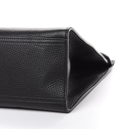 Gucci Calfskin Medium GG Marmont Top Handle Bag Black 9 of 9