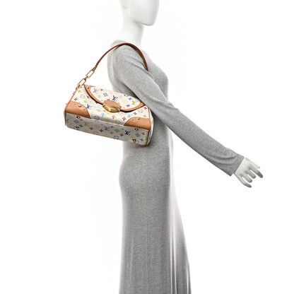 Louis Vuitton Monogram Multicolor Beverly MM White 2 of 10