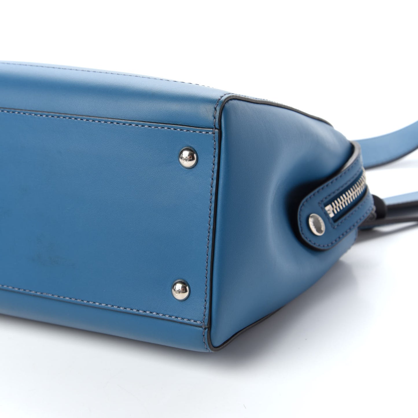 Vitello Baltico Dolce DotCom Satchel Blue