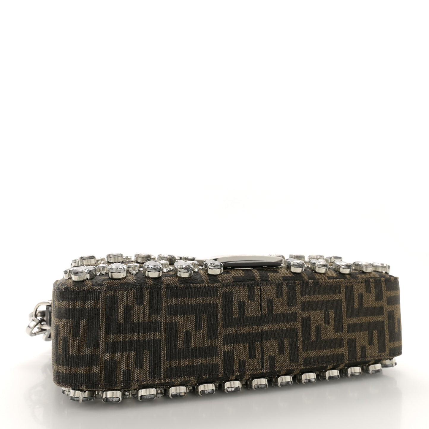 Fabric Jacquard FF 1974 Crystal Embellished Baguette Tobacco Moro Multicolor
