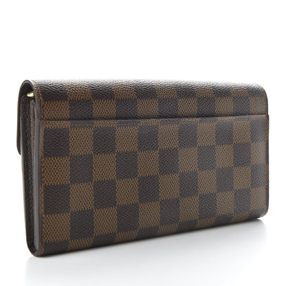 Louis Vuitton Damier Ebene Sarah Wallet NM 3 of 8