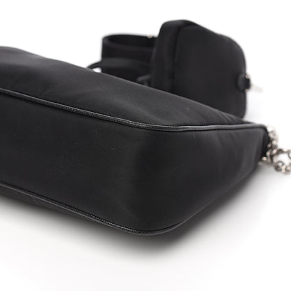 Prada Nylon Re-Edition 2005 Shoulder Bag Black 7 of 8
