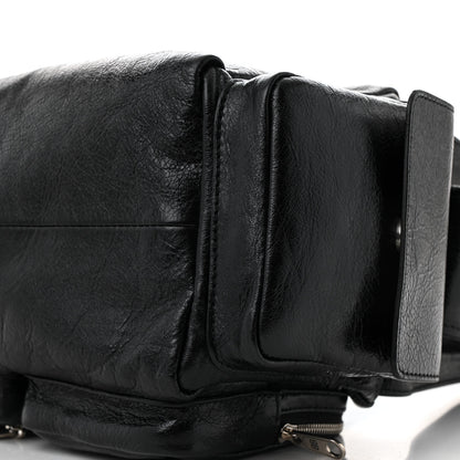 Balenciaga Agneau Arena Men's Superbusy Small Sling Zip Shoulder Bag Black 10 of 10
