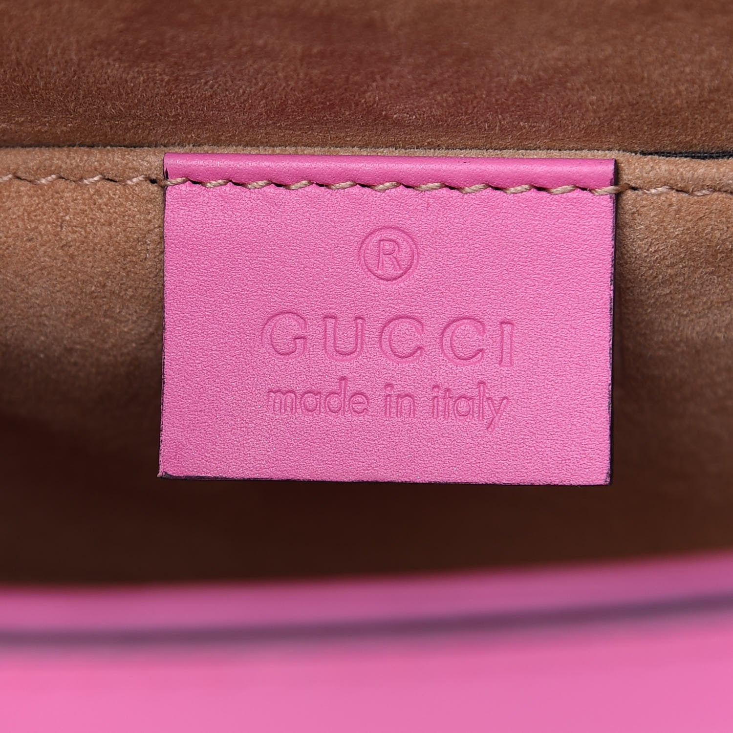 Gucci Vitello Fontanella Web Mini Sylvie Chain Shoulder Bag Pink Tropical Flower 6 of 9