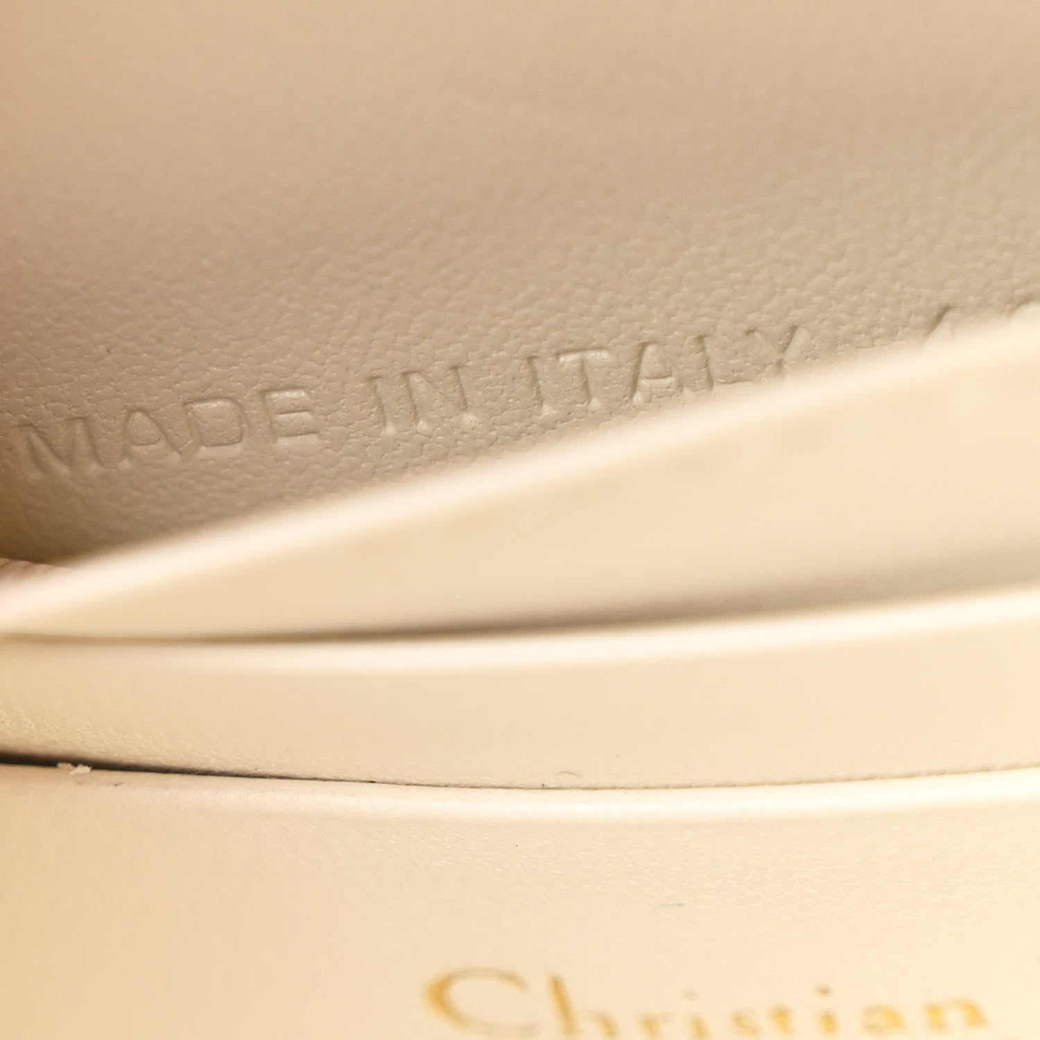 Christian Dior Calfskin Macrocannage Caro Box Bag Latte 7 of 13