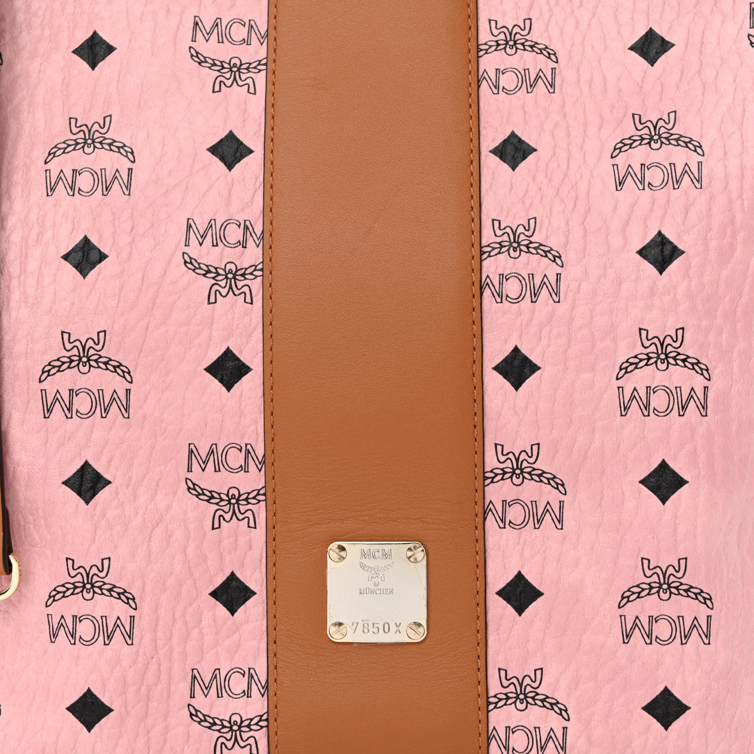 MCM Visetos Medium Klara Hobo Soft Pink 10 of 14