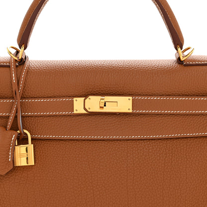 Hermes Togo Kelly Retourne 32 Gold 8 of 14