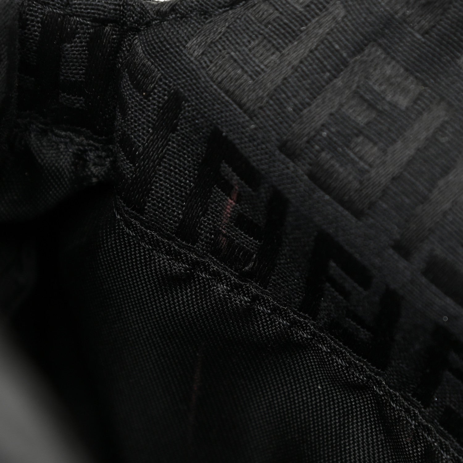 Fendi Zucchino Baguette Black 12 of 22