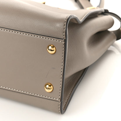 Fendi Vitello Seta Plexiglass Tortoise Medium Peekaboo Iconic Satchel Tortora 9 of 9