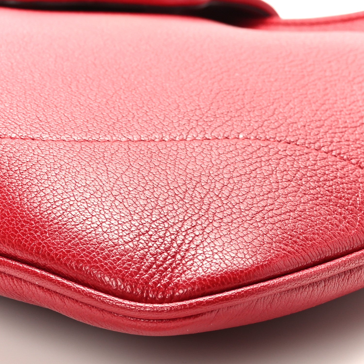 Gucci Goatskin Medium Aphrodite Shoulder Bag Hibiscus Red 8 of 8