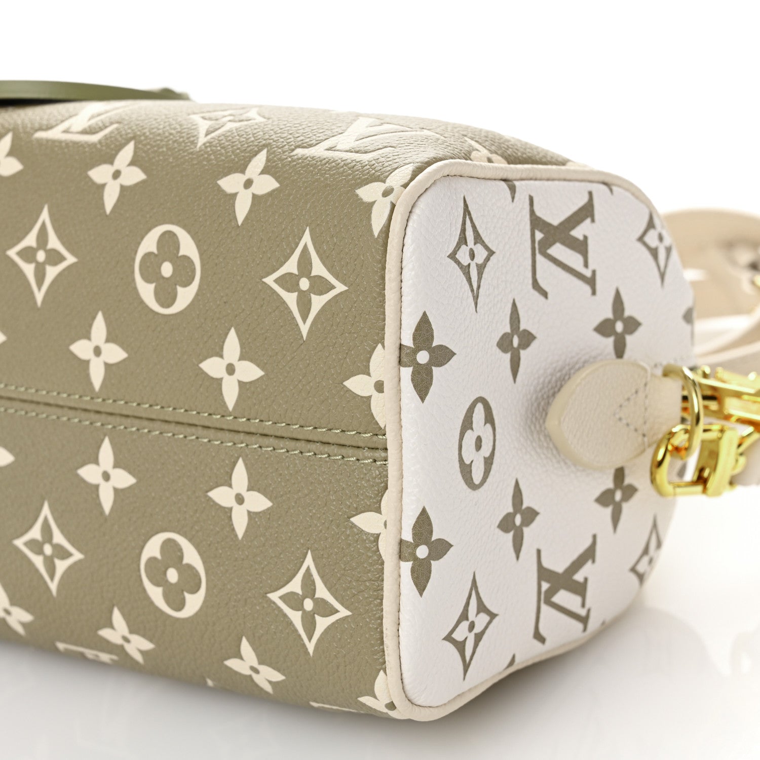 Louis Vuitton Empreinte Monogram Spring in the City Speedy Bandouliere 20 Kaki Beige Cream 9 of 9