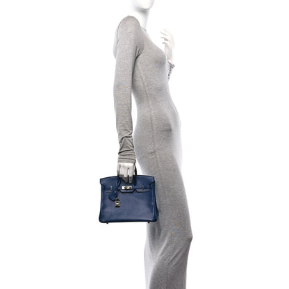 Hermes Epsom Birkin 25 Bleu De Malte 2 of 12