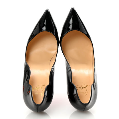 Christian Louboutin Patent Hot Chick 100 Pumps 41 Black 2 of 8