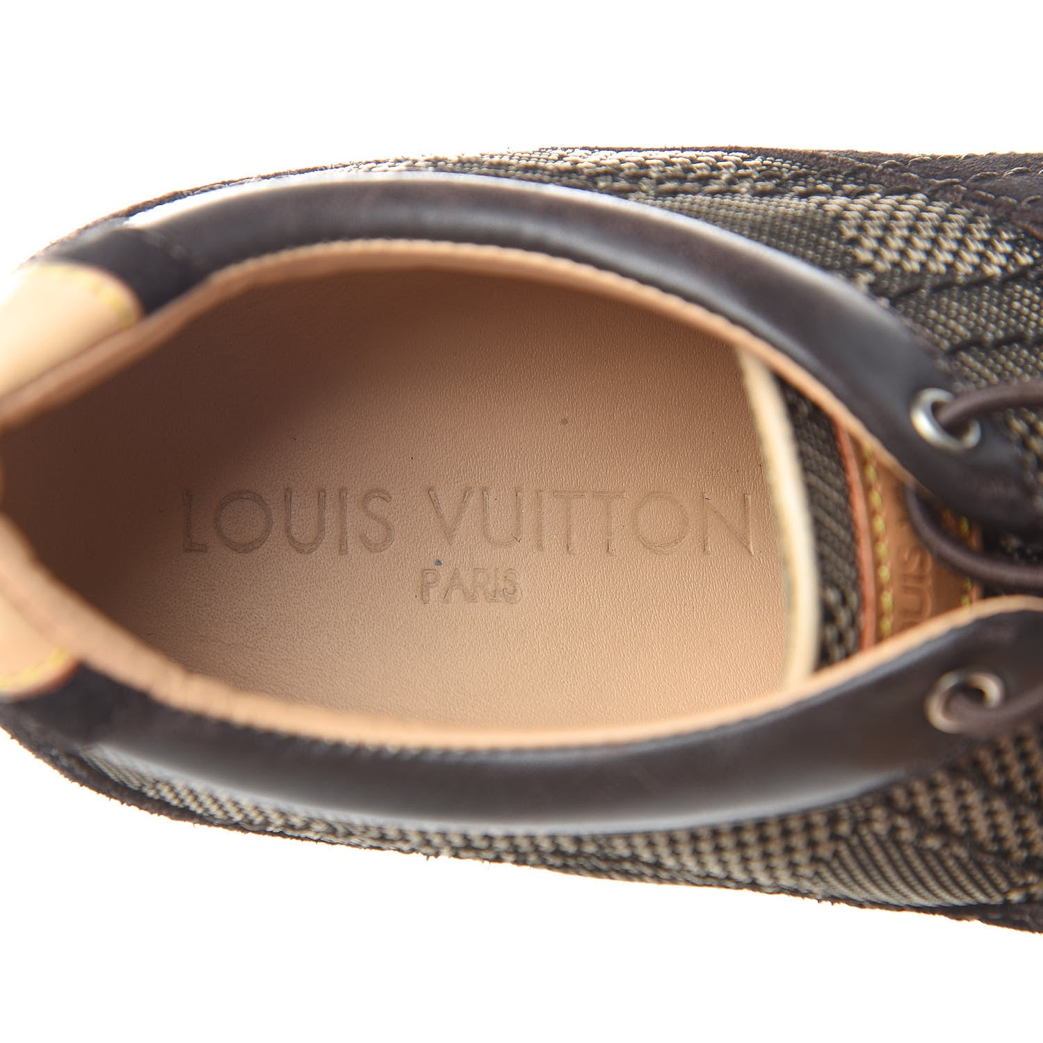 Louis Vuitton Damier Geant Chrono Sneaker 35.5 Brown 10 of 14