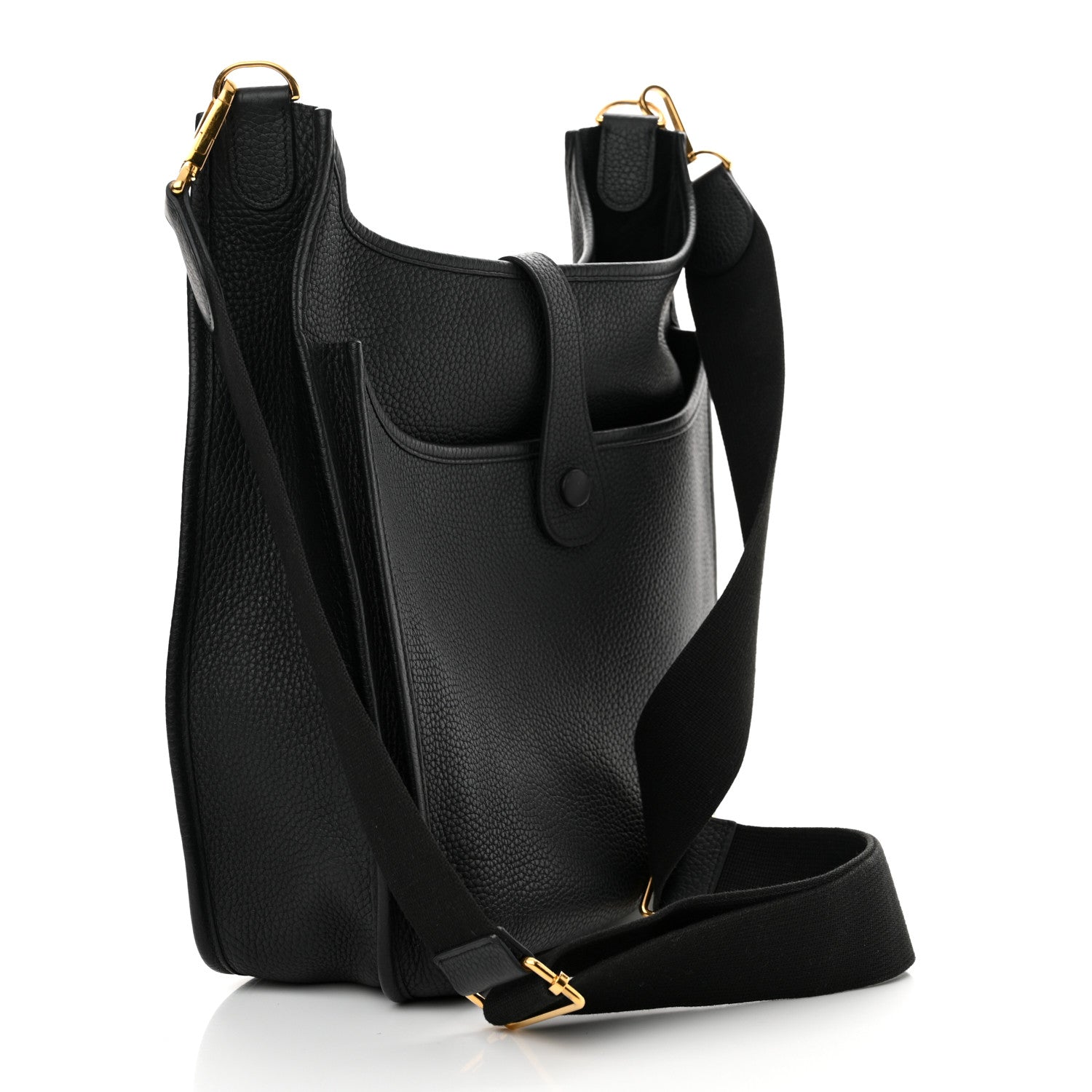 Hermes Taurillon Clemence Evelyne III GM Black 3 of 10