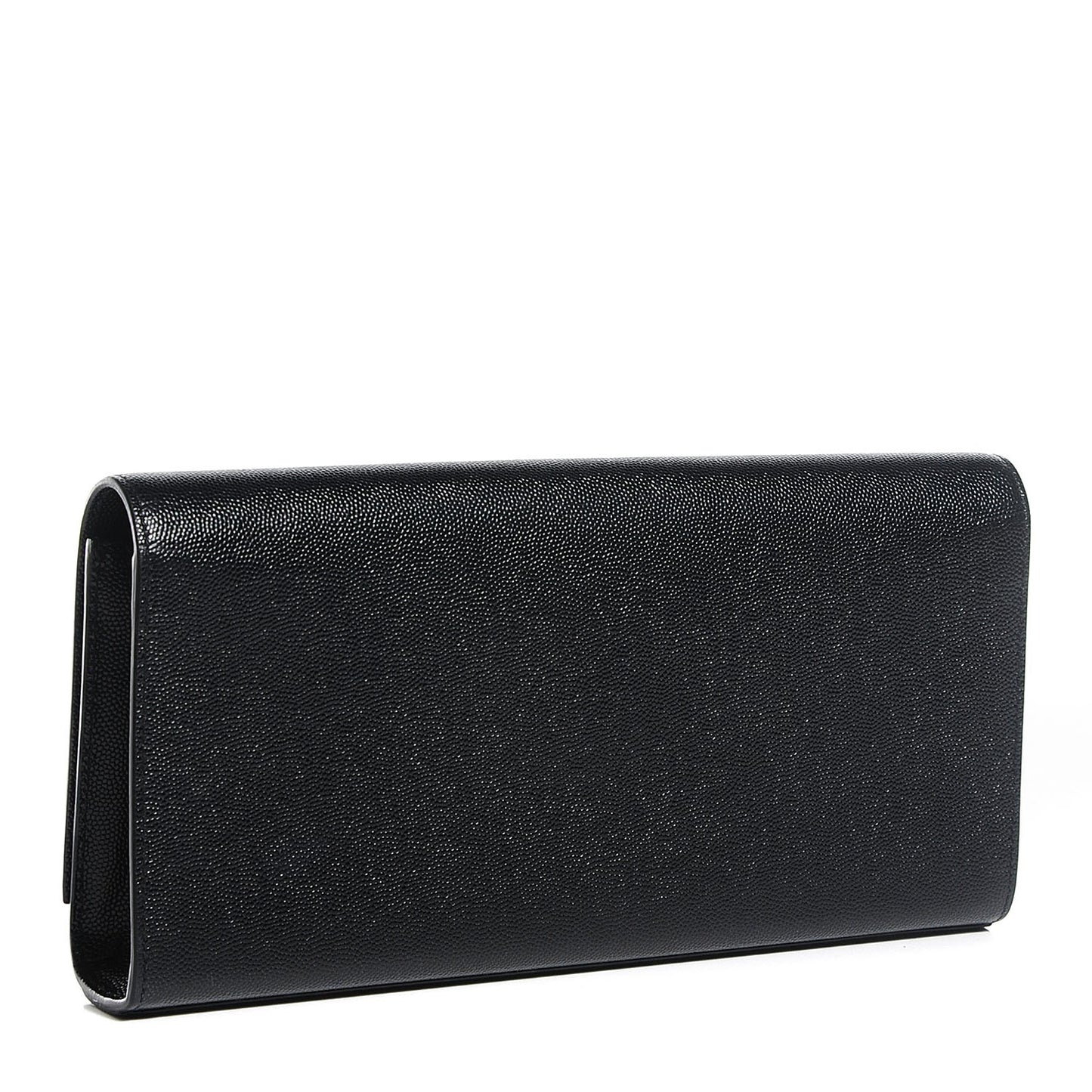 Grain De Poudre Classic Monogram Clutch Black