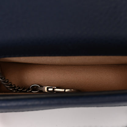 Gucci Dollar Calfskin Crystal Super Mini Dionysus Shoulder Bag Blue Agata Black Diamond 5 of 9