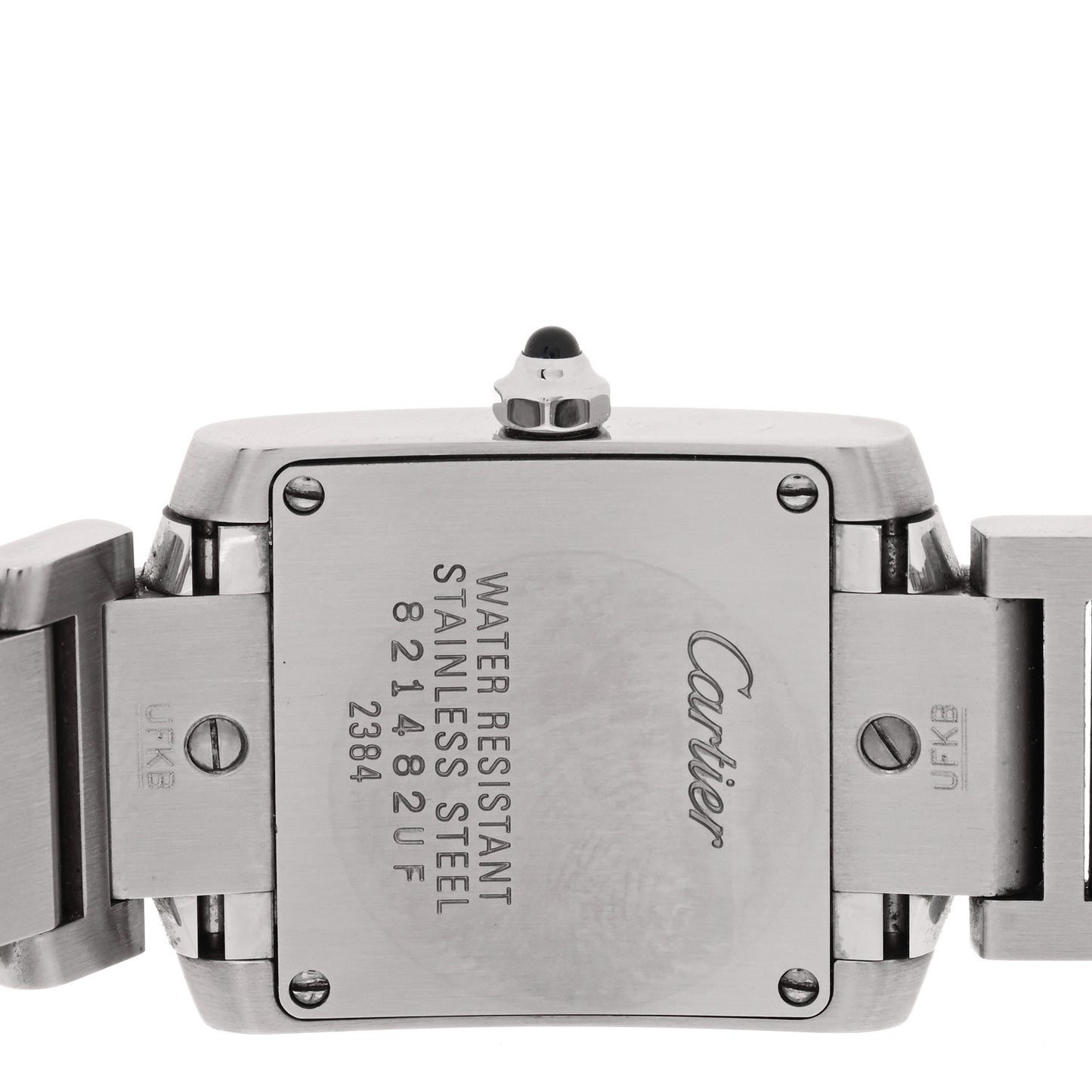Stainless Steel 20mm Tank Francaise Quartz Watch