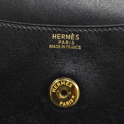 Hermes Box Leather Pochette Rio Black 8 of 8