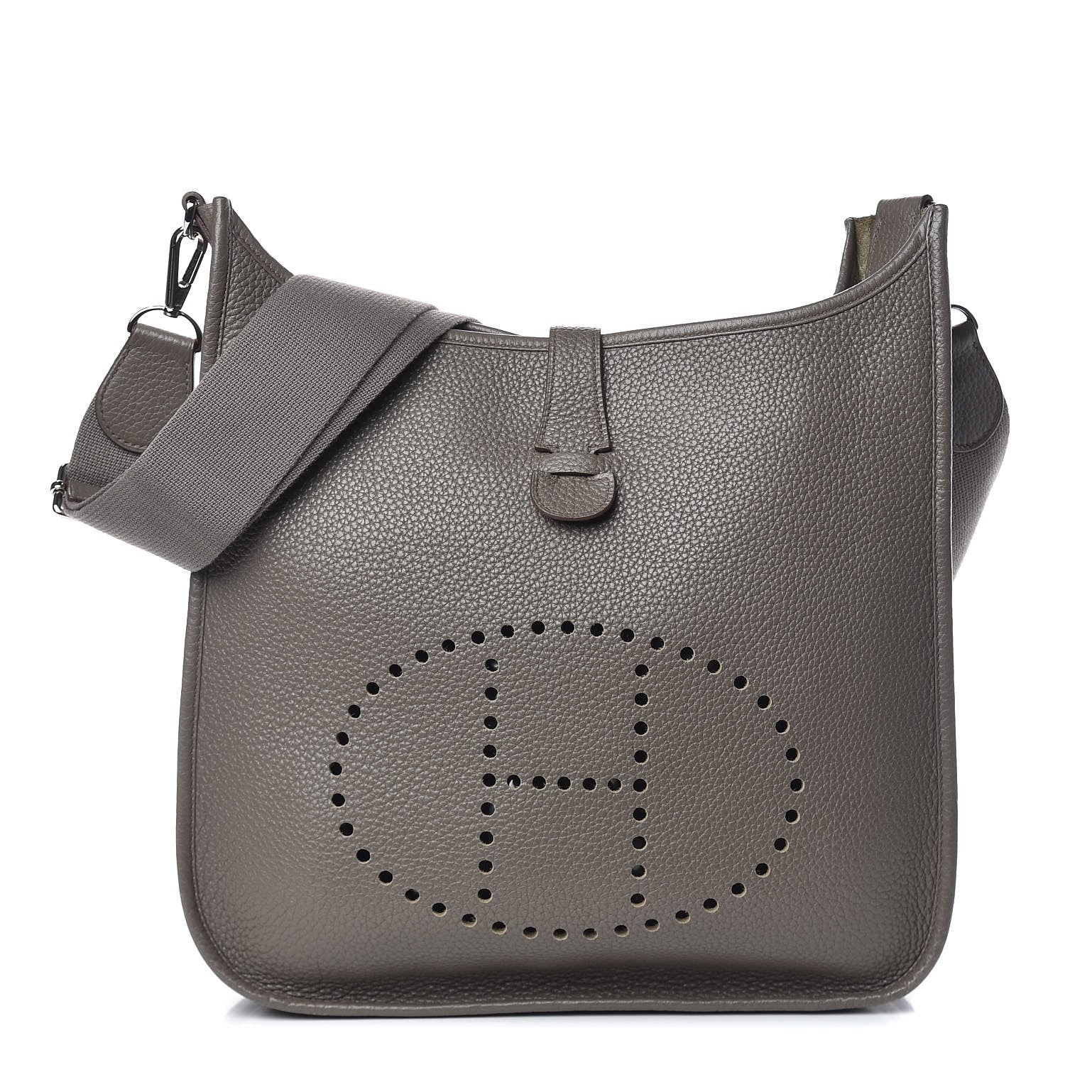Hermes Taurillon Clemence Evelyne III GM Etain 1 of 15
