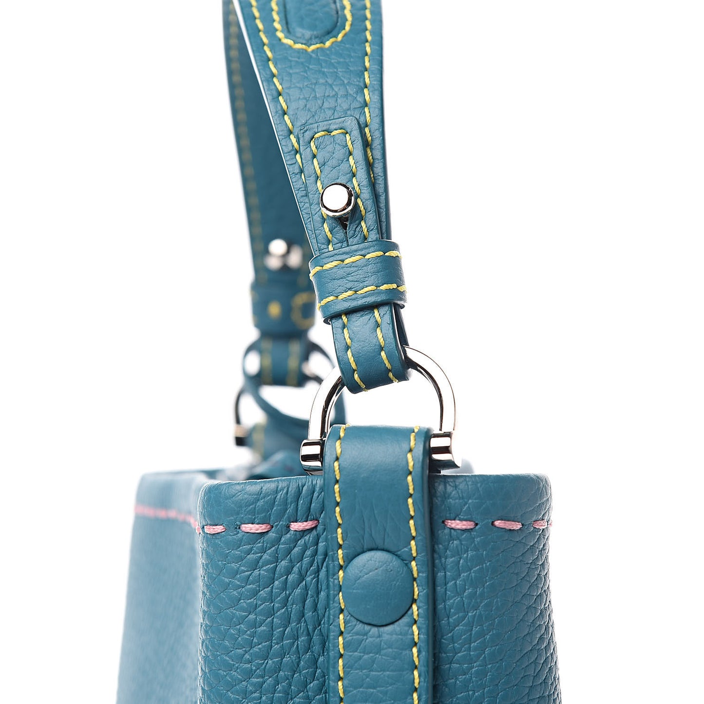 Taurillon Mini Pin Bucket Peacock