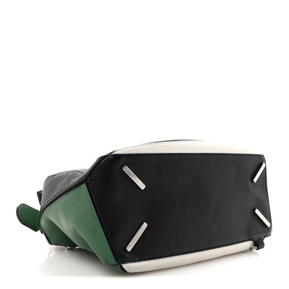 Loewe Calfskin Medium Puzzle Bag Sea Water Green White Black 4 of 16