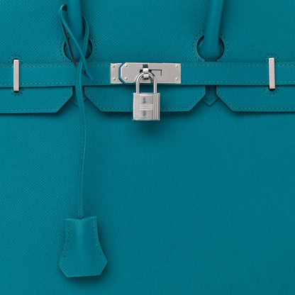 Hermes Epsom Birkin 35 Bleu Izmir 8 of 11