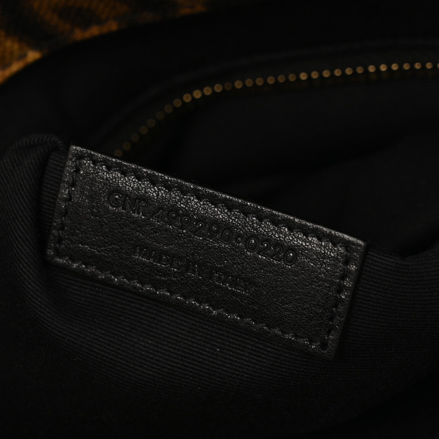 Saint Laurent Canvas Calfskin Leopard Print Rive Gauche Noe Tote Natural Black 7 of 14