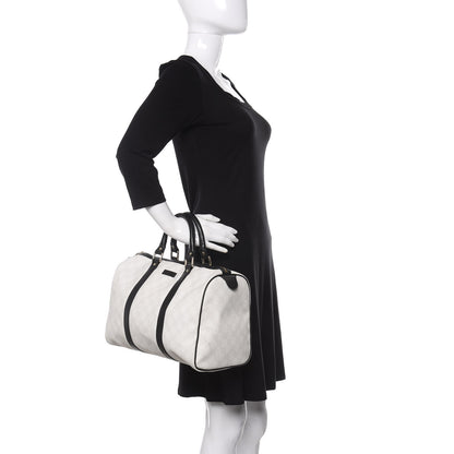 Gucci GG Plus Monogram Medium Joy Boston White Black 2 of 13