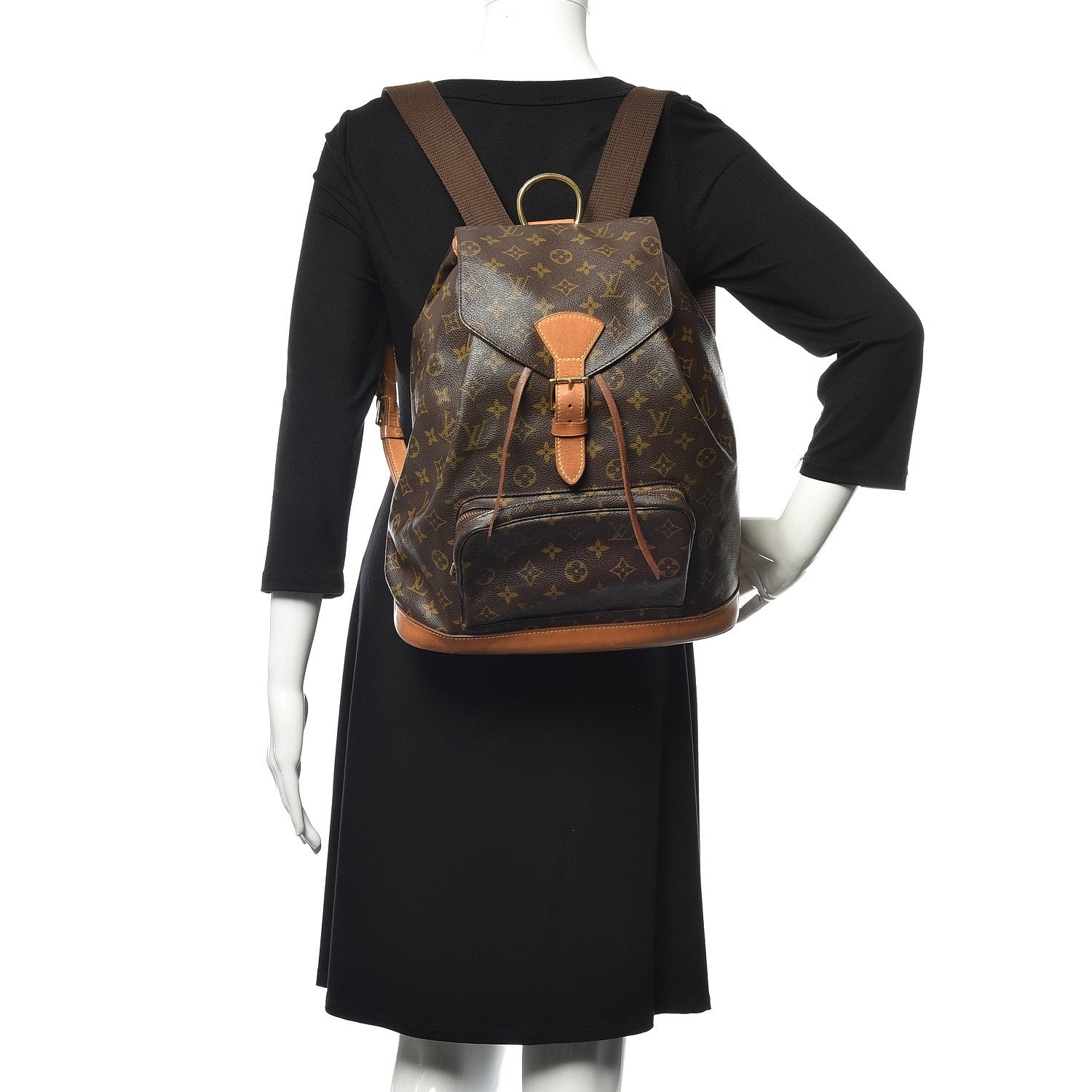 Louis Vuitton Monogram Montsouris GM Backpack 2 of 16