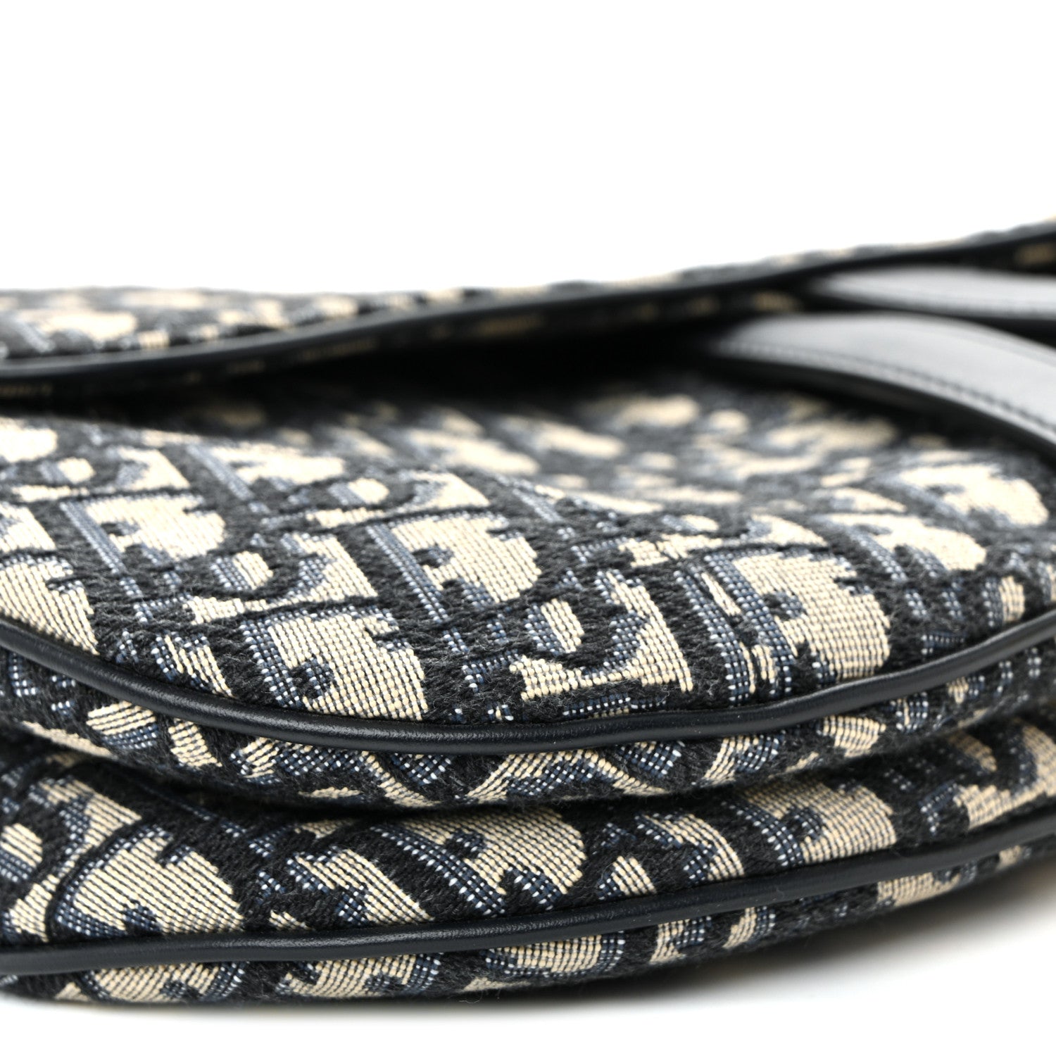 Christian Dior Oblique Saddle Bag Blue 9 of 10