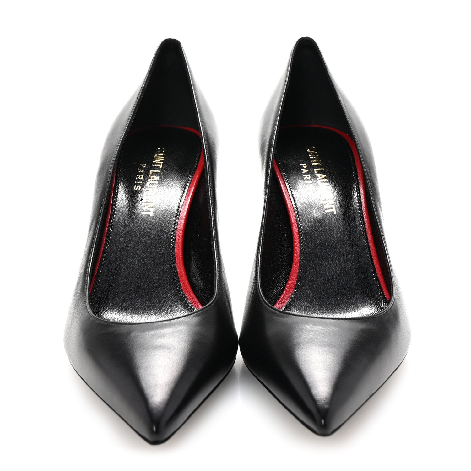 Saint Laurent Calfskin Anja 65 Pumps 35 Black 3 of 10