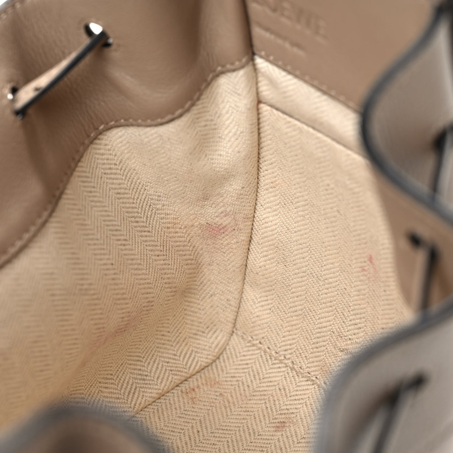Calfskin Mini Hammock Shoulder Bag Light Oat