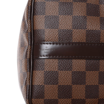 Louis Vuitton Damier Ebene Speedy Bandouliere 25 10 of 13