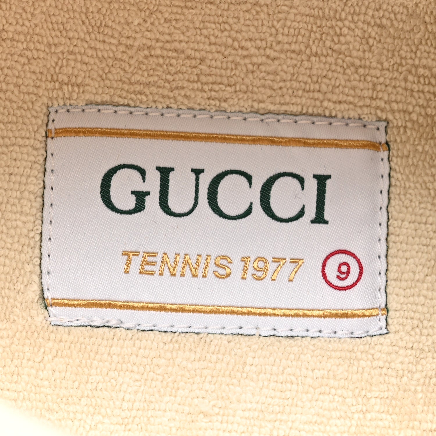Gucci GG Monogram Mens 1977 Tennis Platform 52mm Sneakers 9 Black Mystic White 7 of 13
