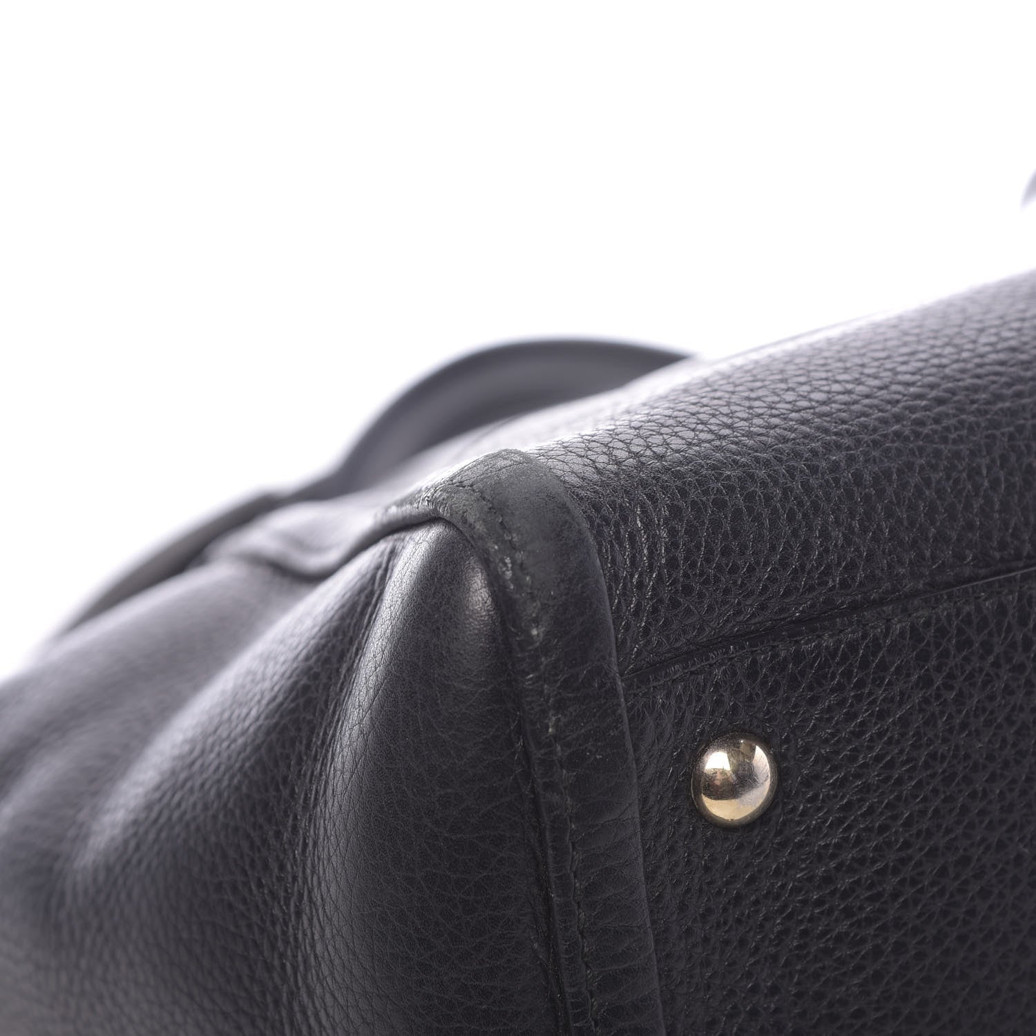 Gucci Pebbled Calfskin Small Soho Top Handle Bag Black 14 of 22