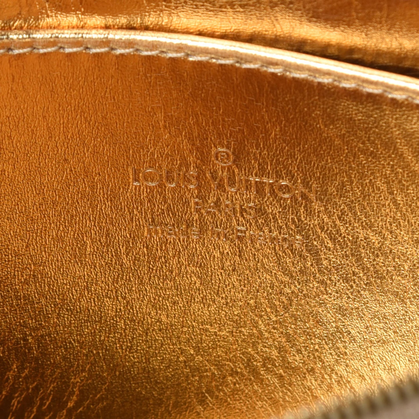 Monogram Miroir Trousse Cosmetic Bag Gold