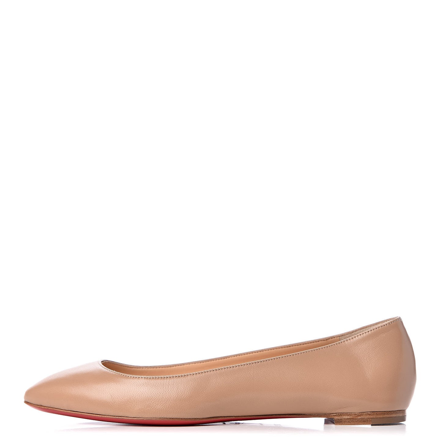 Nappa Eloise Flats 38.5 Nude