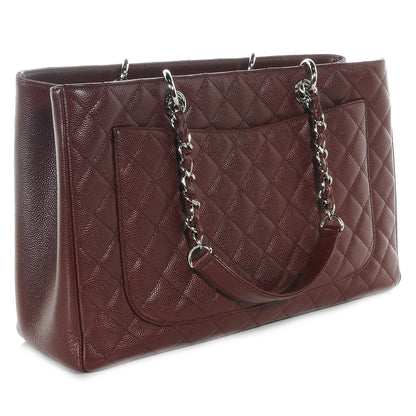 Chanel Caviar XL Grand Shopping Tote GST Bordeaux 3 of 7