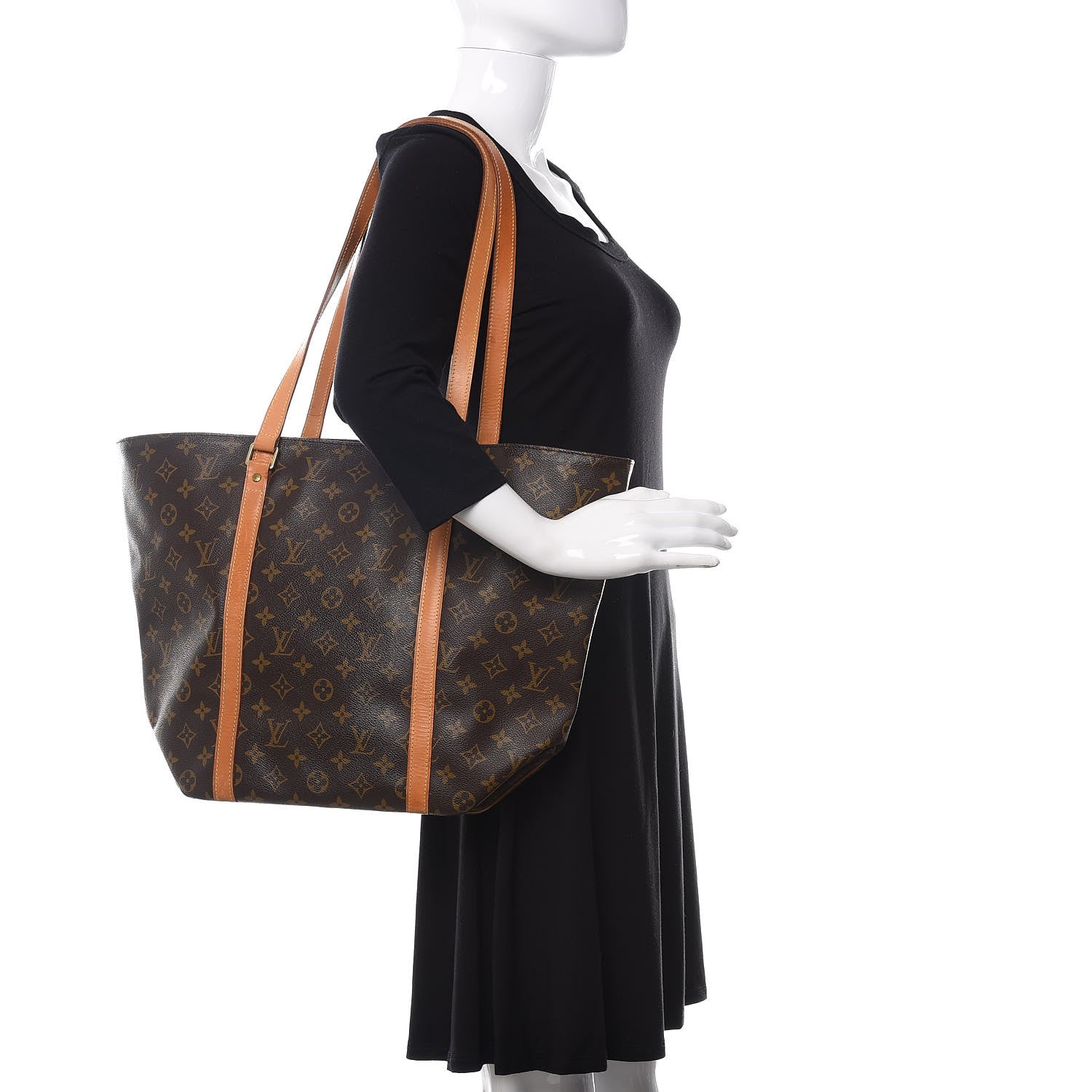 Louis Vuitton Monogram Sac Shopping Tote 2 of 9