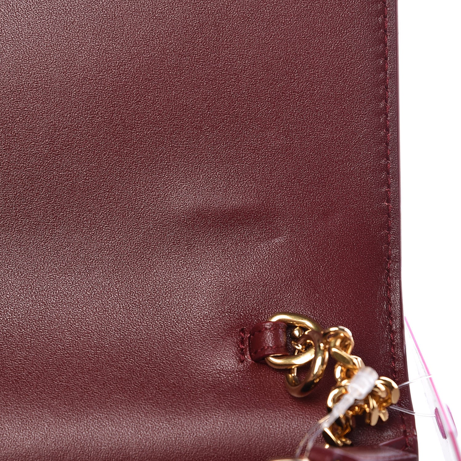 Saint Laurent Smooth Calfskin Classic Monogram Kate Tassel Chain Wallet Palissandre 8 of 13