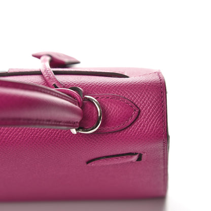 Hermes Epsom Kelly Sellier 25 Rose Pourpre 25 of 36