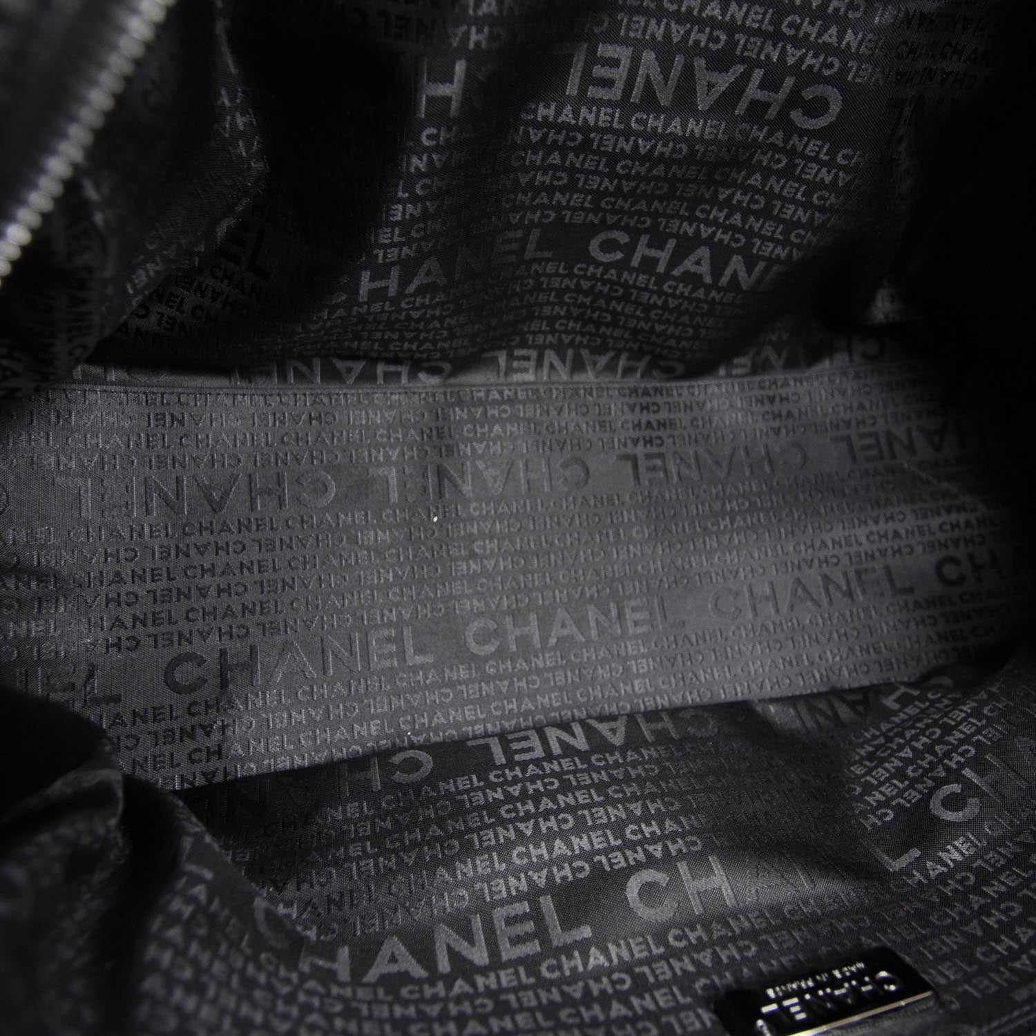 Chanel Ligne Large Duffel Bag Black 6 of 9