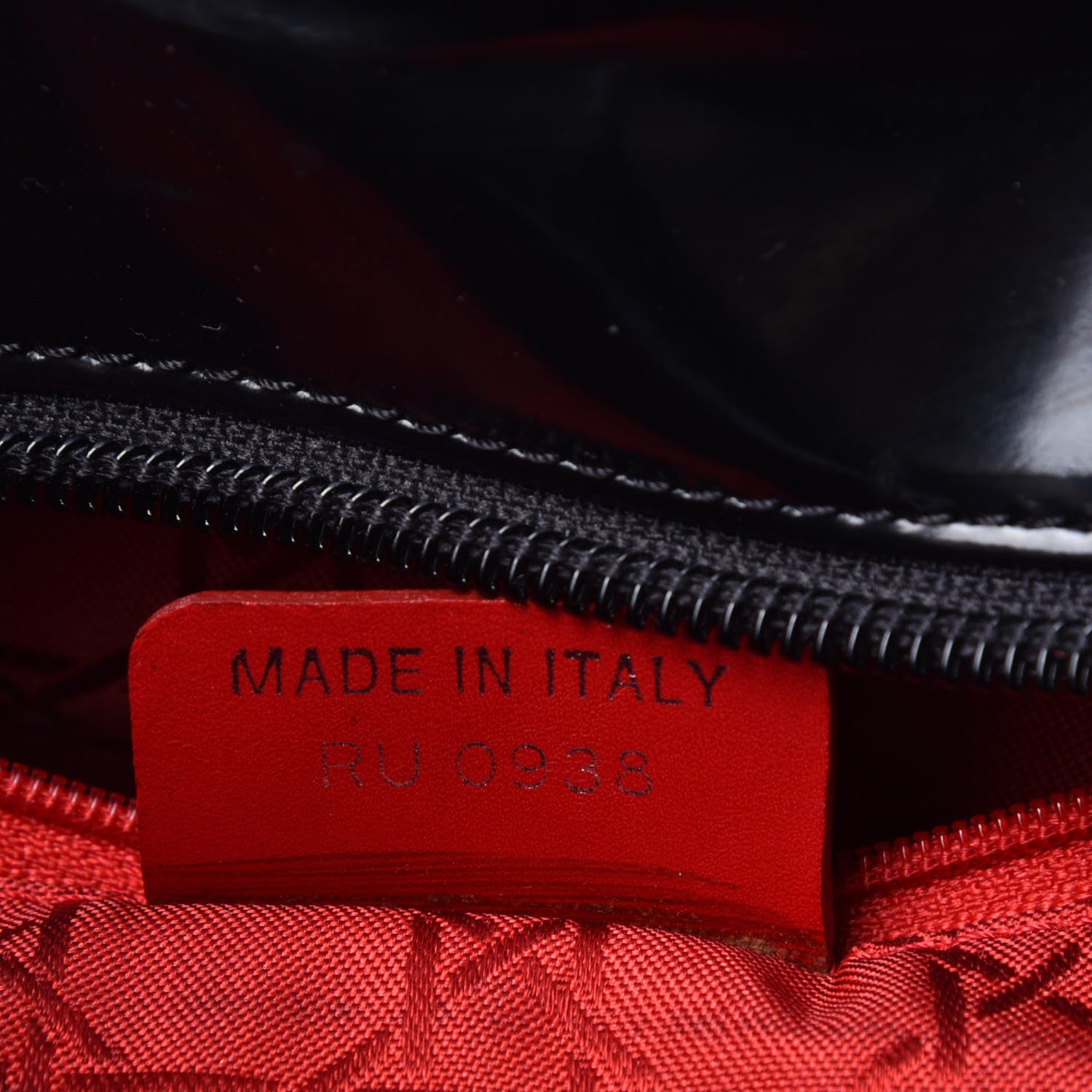 Christian Dior Glazed Calfskin Medium Lady Dior Black 8 of 10