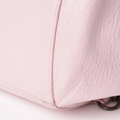 Balenciaga Agneau Classic Hardware Zip Traveler Backpack Rose Poudre Rose Petunia 16 of 16